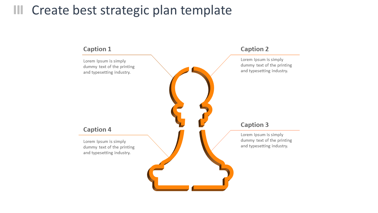strategic plan template-orange